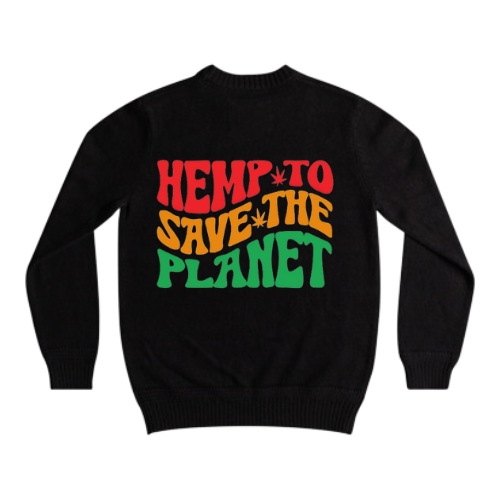 Hemp Crew Neck Sweatshirt - .