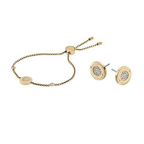 Michael Kors Gold Modern Brilliance Post Stud Earrings - .