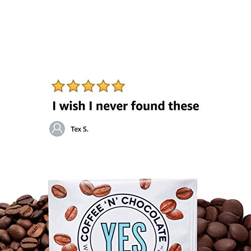 YES BAR – Dark Chocolate Chip – Plant Based Protein, Decadent Snack bar – Vegan, Paleo, Gluten Free, Low Sugar, Healthy Snack, Breakfast, Keto Friendly, Kids Snack, (6 Count) - .