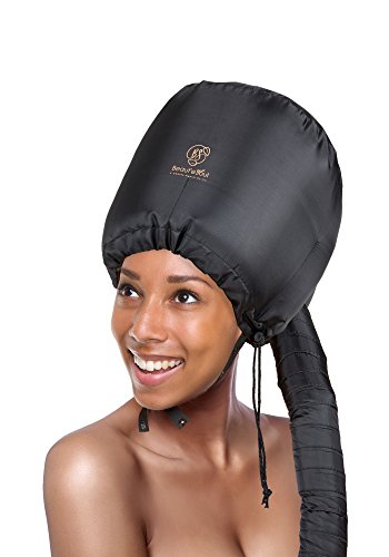 Soft Bonnet hooded hair dryer Attachment for Natural Curly Textured Hair Care - .