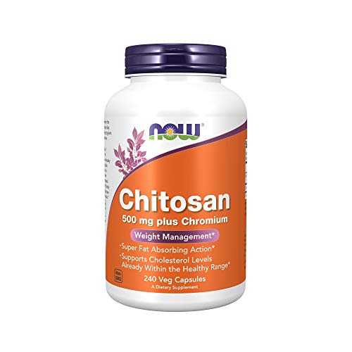 NOW Supplements, Chitosan 500 mg plus Chromium, Weight Management*, 240 Veg Capsules - .