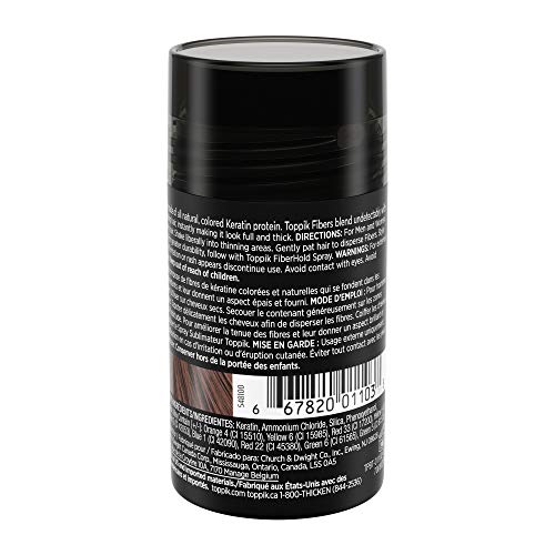 Toppik Hair Building Fibers, Black, 0.42 Oz - .