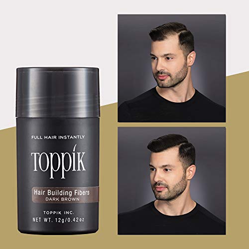 Toppik Hair Building Fibers, Black, 0.42 Oz - .