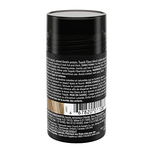 Toppik Hair Building Fibers, Black, 0.42 Oz - .