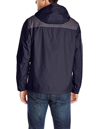 Tommy Hilfiger Men's Waterproof Breathable Hooded Jacket, Black, Medium - .