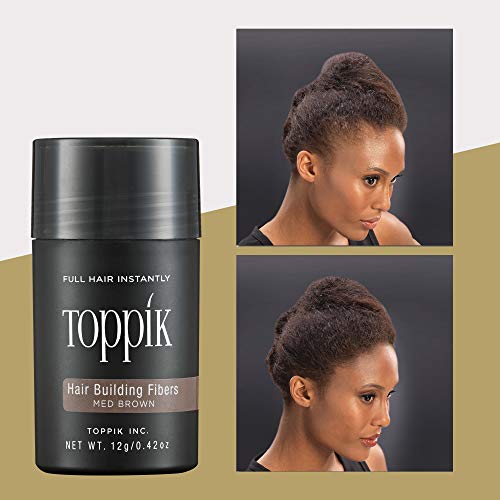 Toppik Hair Building Fibers, Black, 0.42 Oz - .