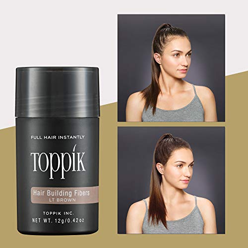 Toppik Hair Building Fibers, Black, 0.42 Oz - .