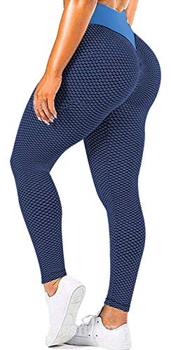 JGS1996 Women's High Waist Yoga Pants Tummy Control Slimming Booty Leggings Workout Running Butt Lift Tights - .