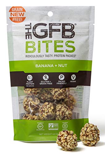 The GFB Gluten Free Protein Bites, Peanut Butter, 4 Ounce, Vegan, Dairy Free, Non GMO, Soy Free - .