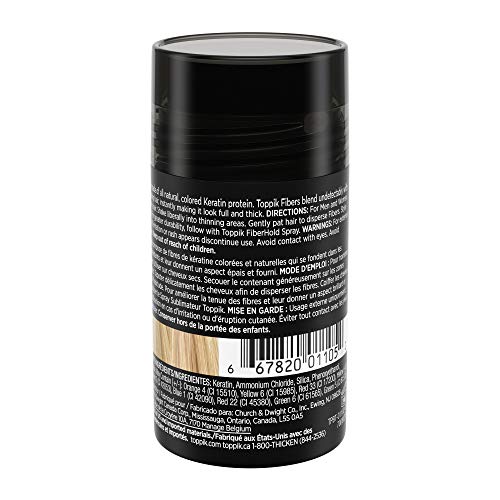 Toppik Hair Building Fibers, Black, 0.42 Oz - .