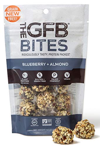 The GFB Gluten Free Protein Bites, Peanut Butter, 4 Ounce, Vegan, Dairy Free, Non GMO, Soy Free - .