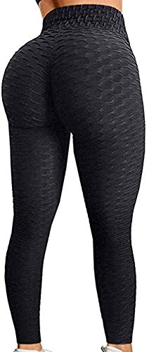 JGS1996 Women's High Waist Yoga Pants Tummy Control Slimming Booty Leggings Workout Running Butt Lift Tights - .