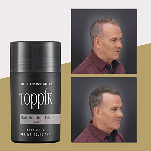 Toppik Hair Building Fibers, Black, 0.42 Oz - .