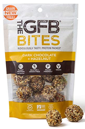 The GFB Gluten Free Protein Bites, Peanut Butter, 4 Ounce, Vegan, Dairy Free, Non GMO, Soy Free - .