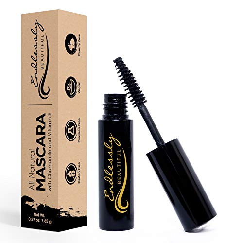 Organic Mascara by Endlessly Beautiful | An Organic Makeup, Cruelty Free Mascara | Natural Mascara | Paraben Free Vegan Mascara - .