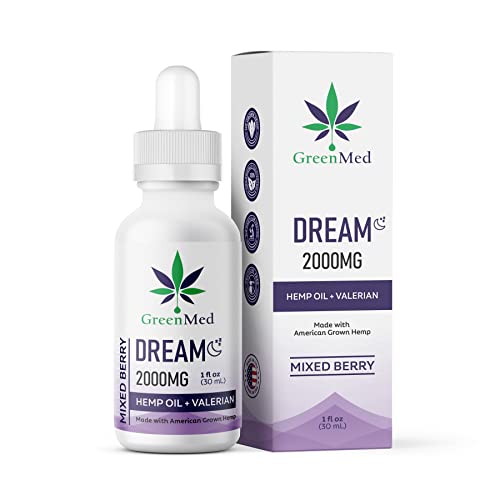 GreenMed Dream Hemp Oil + MCT Oil - .