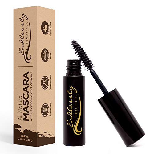 Organic Mascara by Endlessly Beautiful | An Organic Makeup, Cruelty Free Mascara | Natural Mascara | Paraben Free Vegan Mascara - .