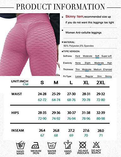 JGS1996 Women's High Waist Yoga Pants Tummy Control Slimming Booty Leggings Workout Running Butt Lift Tights - .