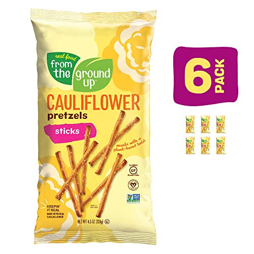 Vegan Cauliflower Pretzels | Gluten Free, Non-GMO, 6 Pack - .