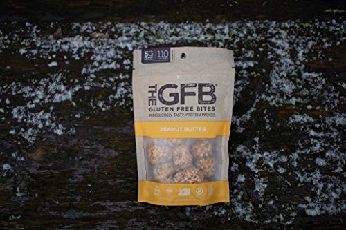 The GFB Gluten Free Protein Bites, Peanut Butter, 4 Ounce, Vegan, Dairy Free, Non GMO, Soy Free - .