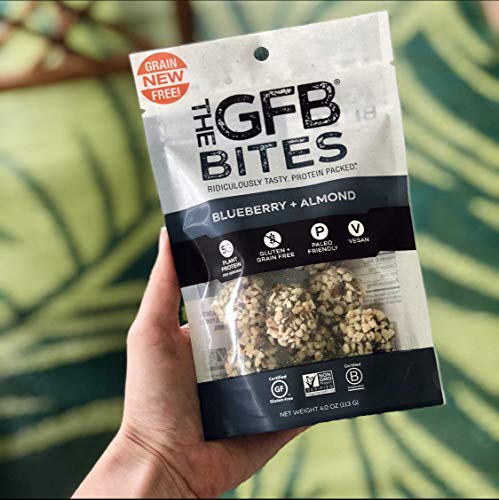 The GFB Gluten Free Protein Bites, Peanut Butter, 4 Ounce, Vegan, Dairy Free, Non GMO, Soy Free - .