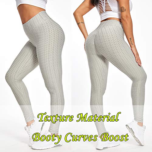 JGS1996 Women's High Waist Yoga Pants Tummy Control Slimming Booty Leggings Workout Running Butt Lift Tights - .