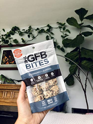 The GFB Gluten Free Protein Bites, Peanut Butter, 4 Ounce, Vegan, Dairy Free, Non GMO, Soy Free - .