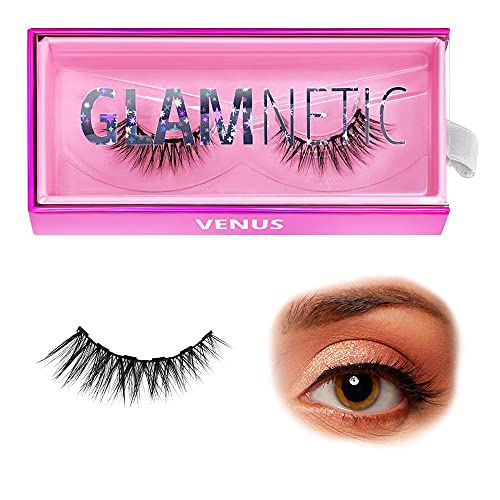 Glamnetic Lashes - Virgo | Vegan Magnetic Eyelashes, Short Round Faux Mink Lashes, Natural Look, Reusable up to 60 times - 1 Pair - .