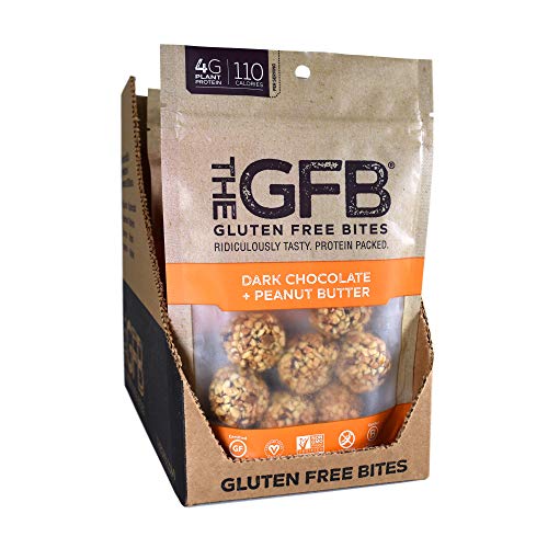 The GFB Gluten Free Protein Bites, Peanut Butter, 4 Ounce, Vegan, Dairy Free, Non GMO, Soy Free - .