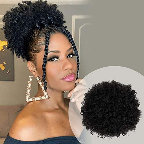 Instant Glitz Afro Puff Drawstring Ponytail - .