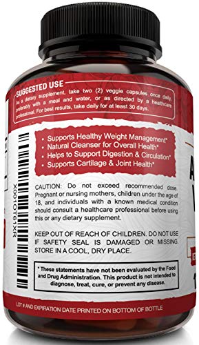 Apple Cider Vinegar Capsules with Mother 1600mg - 120 Vegan ACV Pills - Best Supplement for Healthy Weight Loss, Diet, Keto, Digestion, Detox, Immune - Powerful Cleanser & Appetite Suppressan - .