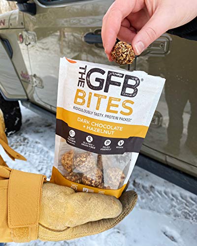 The GFB Gluten Free Protein Bites, Peanut Butter, 4 Ounce, Vegan, Dairy Free, Non GMO, Soy Free - .