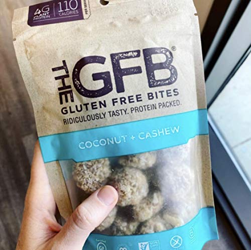 The GFB Gluten Free Protein Bites, Peanut Butter, 4 Ounce, Vegan, Dairy Free, Non GMO, Soy Free - .