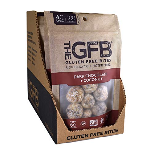 The GFB Gluten Free Protein Bites, Peanut Butter, 4 Ounce, Vegan, Dairy Free, Non GMO, Soy Free - .