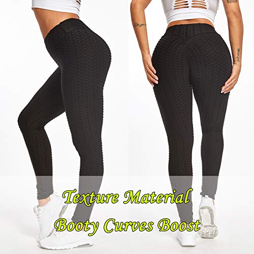 JGS1996 Women's High Waist Yoga Pants Tummy Control Slimming Booty Leggings Workout Running Butt Lift Tights - .