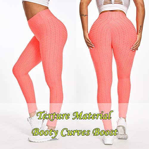 JGS1996 Women's High Waist Yoga Pants Tummy Control Slimming Booty Leggings Workout Running Butt Lift Tights - .