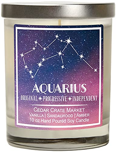 Cancer Astrology Candle - Best Friends, Friendship Gifts for Women,  Men, Zodiac Birthday Gift for Cancer Friends Female, Cancer Lovers, Horoscope Candle, Cancer Constellation - .