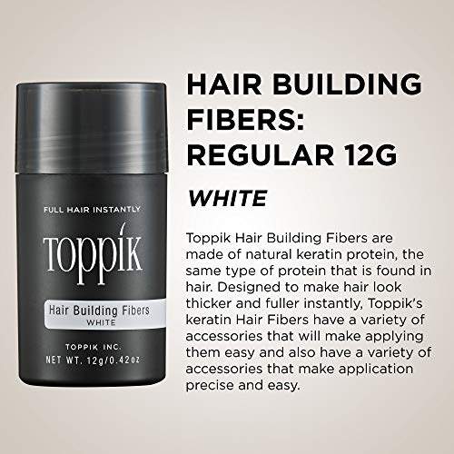 Toppik Hair Building Fibers, Black, 0.42 Oz - .