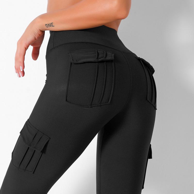 Spandex Pocket Fitness Leggings - .